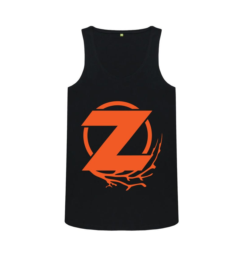 Black Z Game 100% Certified Organic Cotton Women's Vest Top