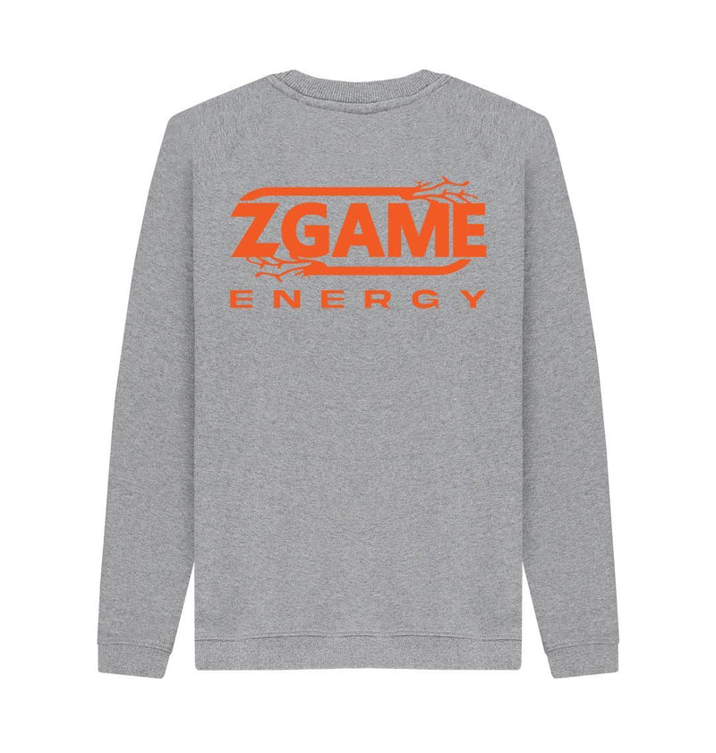 Light Heather Z Game 100% Certified Organic Cotton Crew Neck Men's Sweater