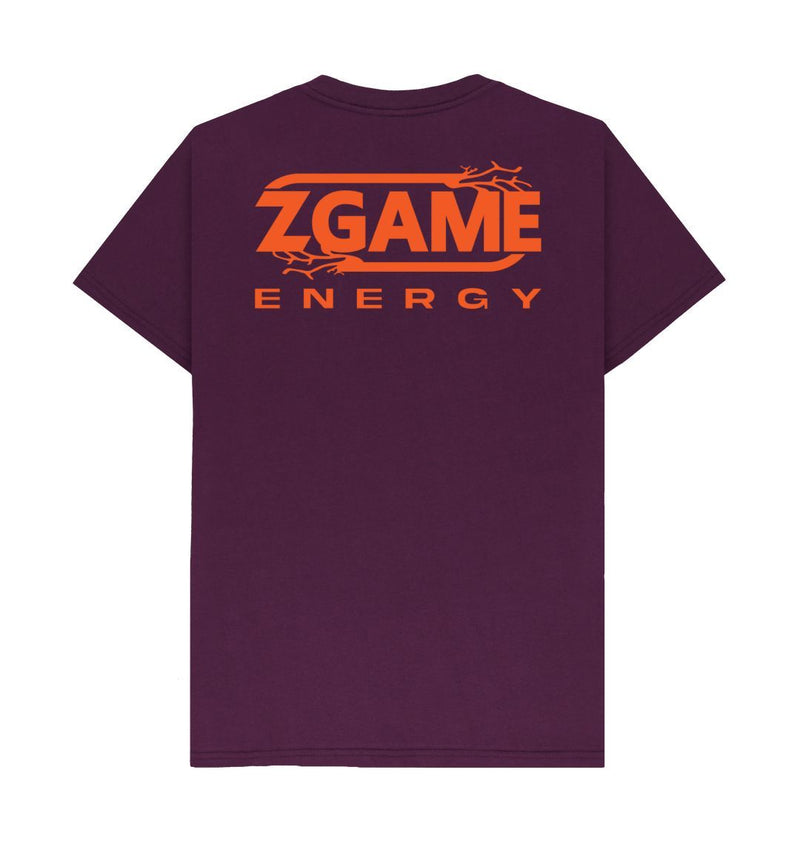 Purple Z Game 100% Certified Organic Cotton Men's T-shirt