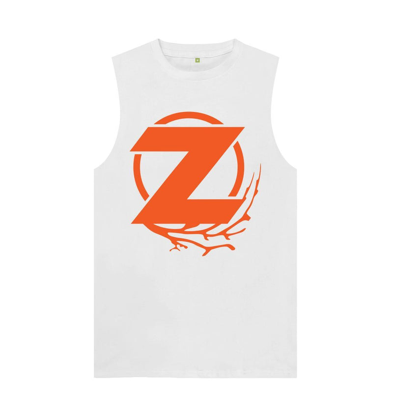 White Z Game 100% Certified Organic Cotton Men's Vest