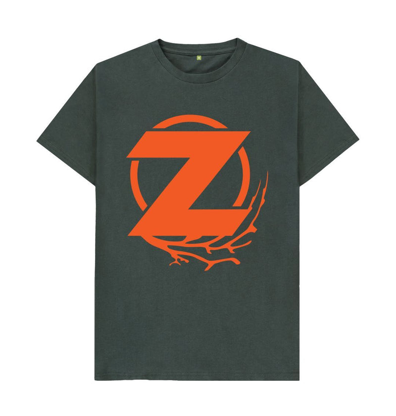 Dark Grey Z Game 100% Certified Organic Cotton Men's T-shirt