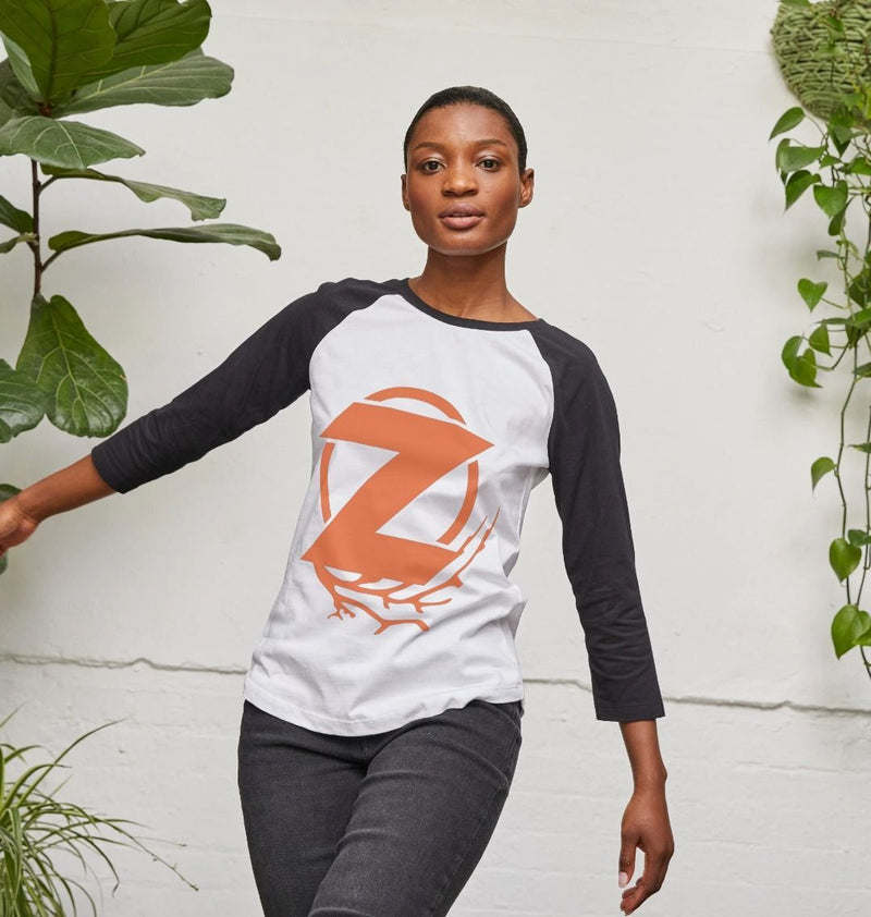 Z Game 100% Certified Organic Cotton Women's Baseball T-shirt