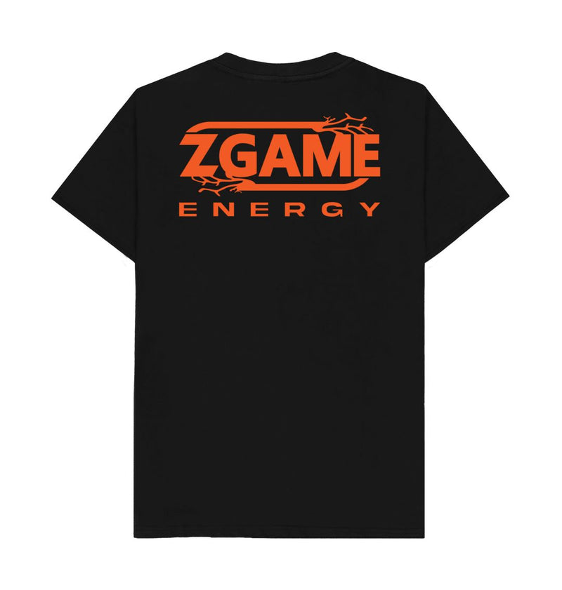 Black Z Game 100% Certified Organic Cotton Men's T-shirt