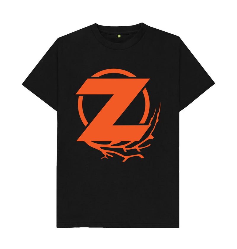 Black Z Game 100% Certified Organic Cotton Men's T-shirt