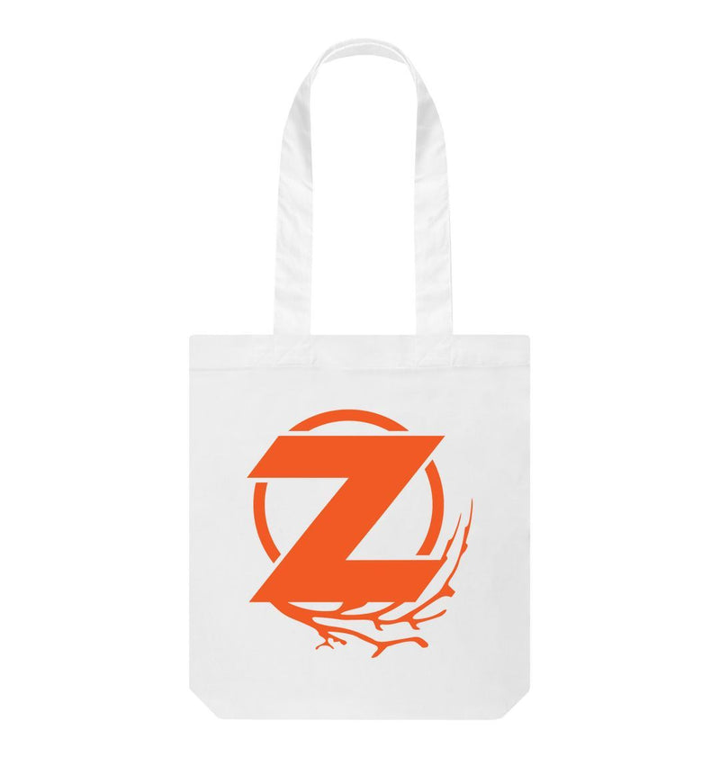 White Z Game 100% Certified Organic Cotton Tote Bag